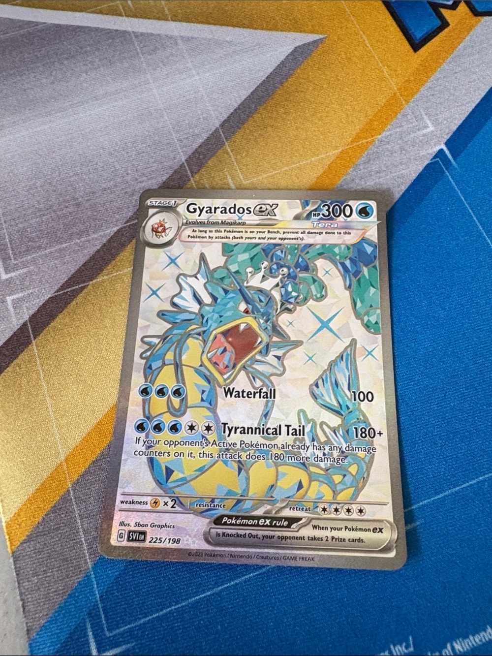Gyarados ex 225/198 Scarlet & Violet (SV1) NM Full Art Ultra Rare Pokemon Card